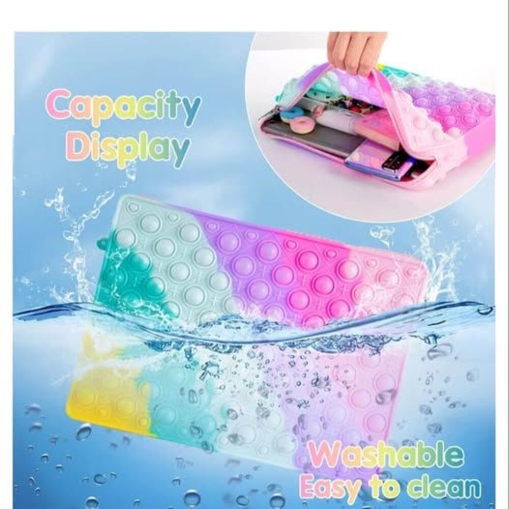 Pop-It Silicone Crossbody / Pouch Bags  SET – NEW - Picture 3 of 8